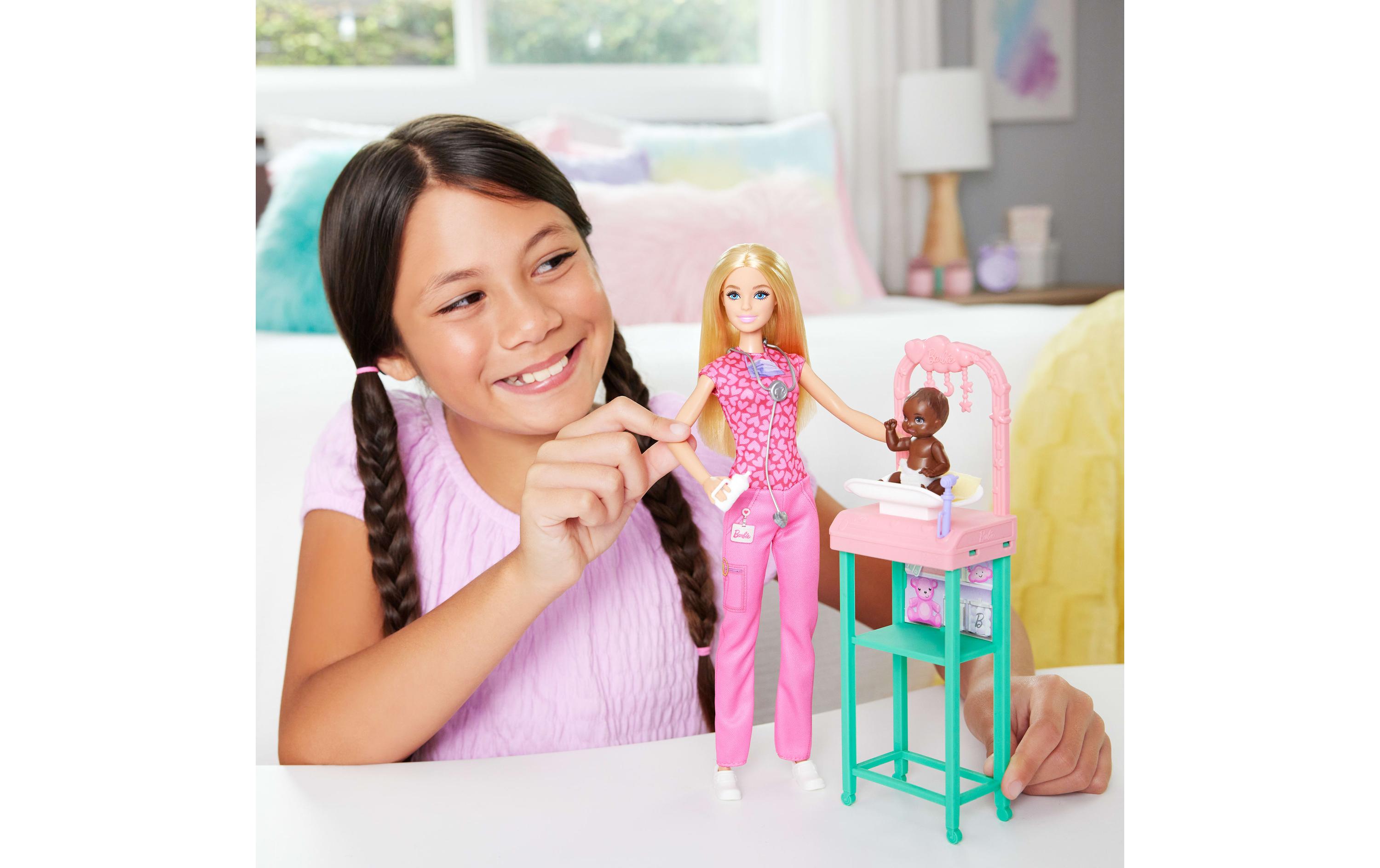 Puppe Deluxe KinderärztinBarbie-Puppe aus der Karrieren-Reihe