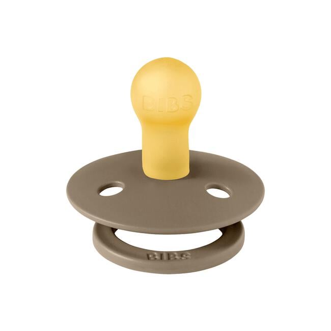 BIBS Fopspeen Two Pack Natuurlijk Rubber Ivory/Dark Oak Maat 1