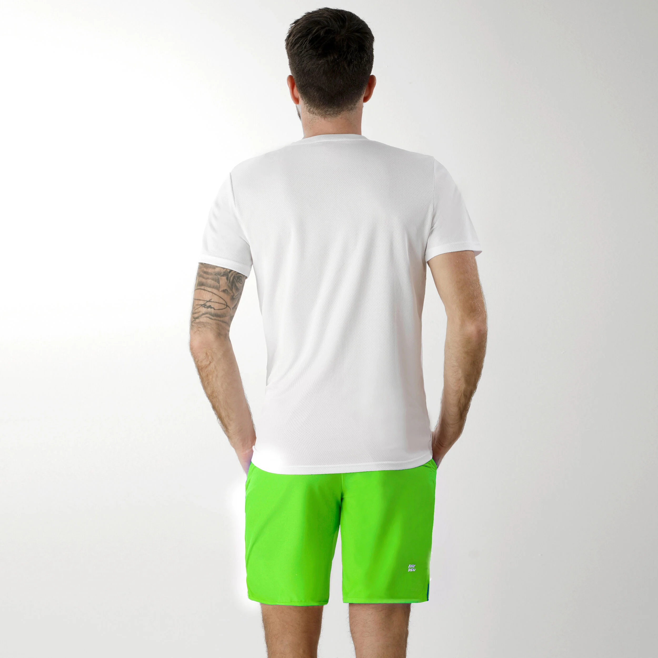 BIDI BADU Henry 2.0 Tech Shorts Hommes - Vert Clair