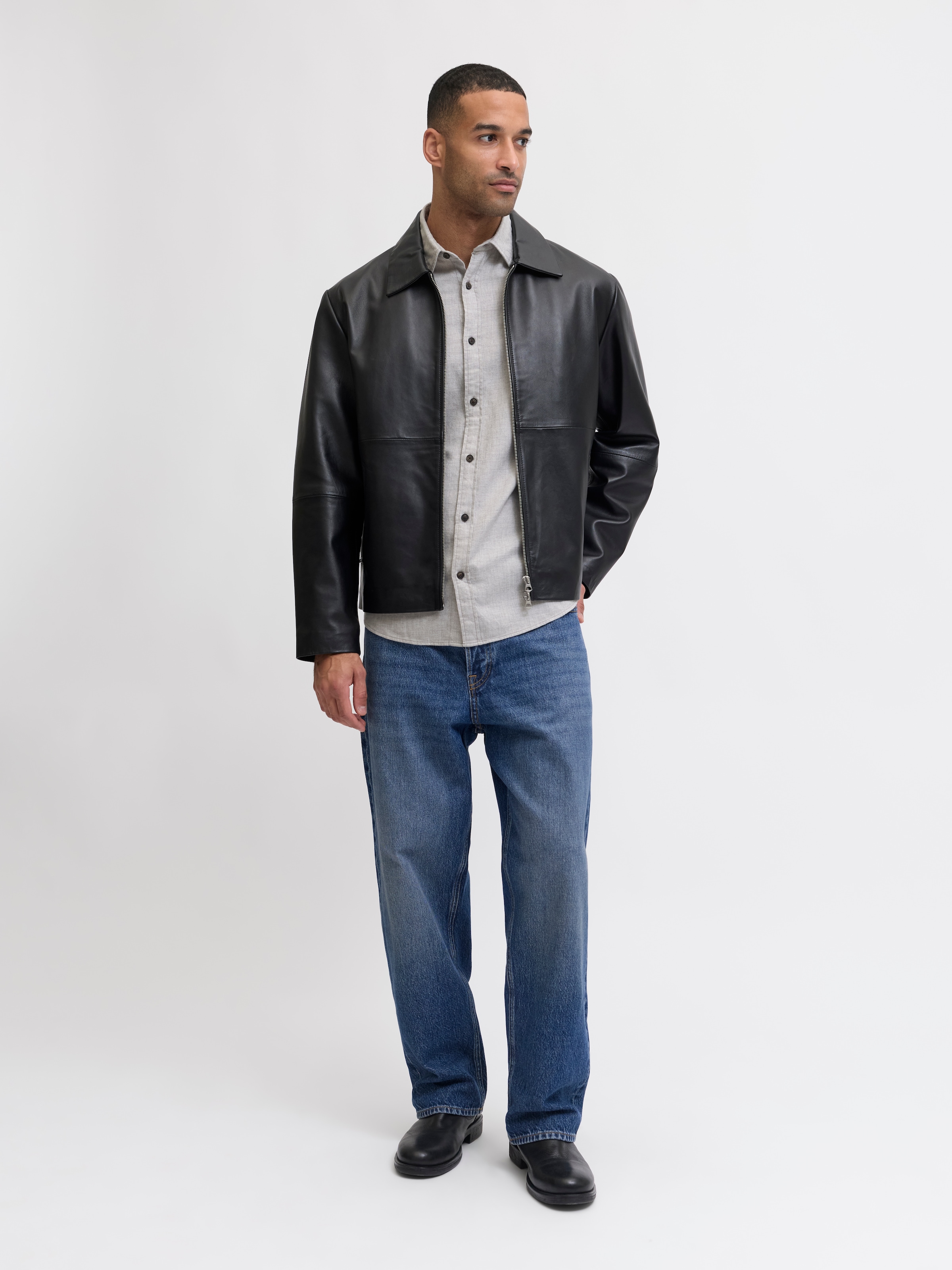 Jack & Jones Langarmhemd »JJECLASSIC MELANGE SHIRT L/S NOOS«