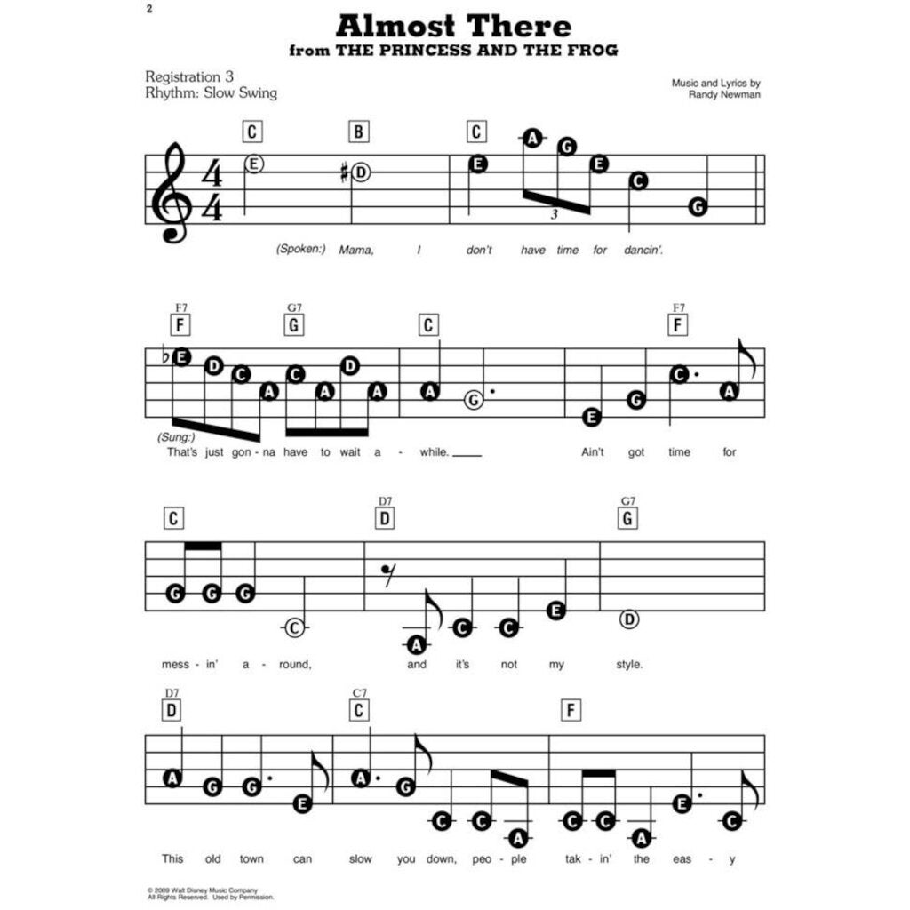 Hal Leonard Contemporary Disney - 5th Edition E-Z Play Today Volume 3
