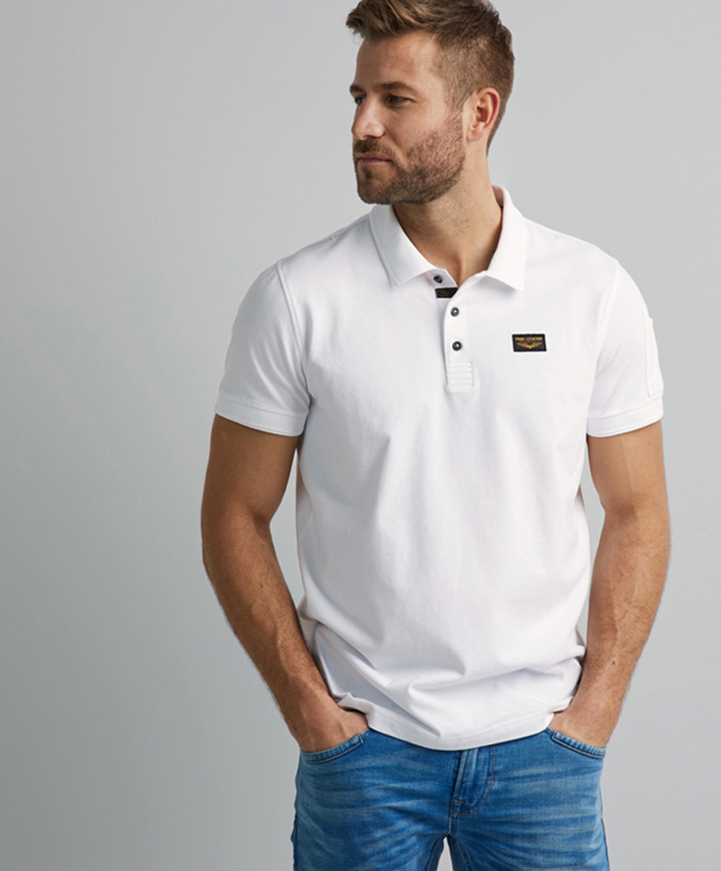 PME Legend Heren polo wit