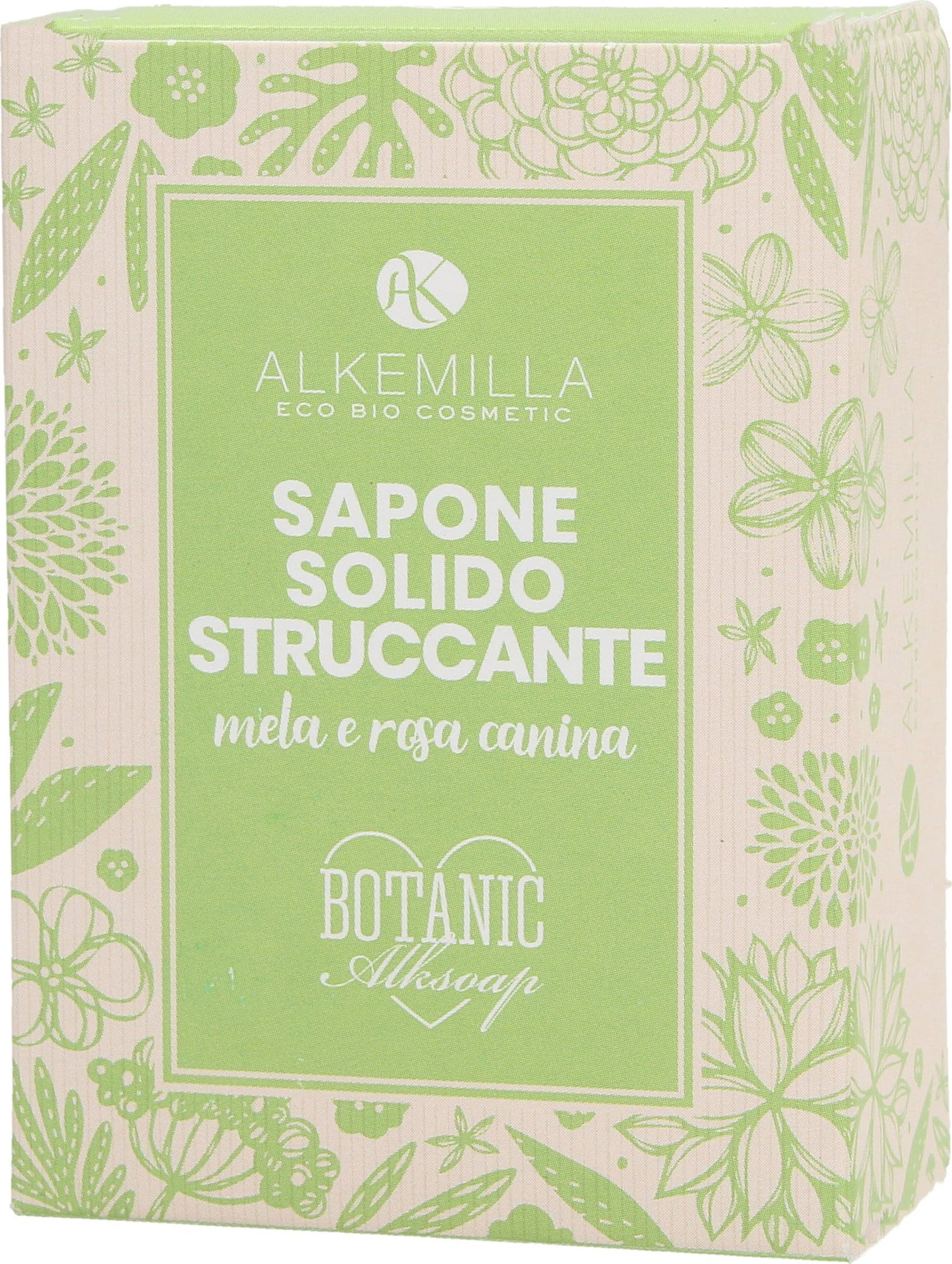 Alkemilla Eco Bio Cosmetic  Apfel & Hundsrose Seife, 100 g