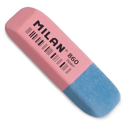 MILAN® Radiergummi Blau/ Rosa