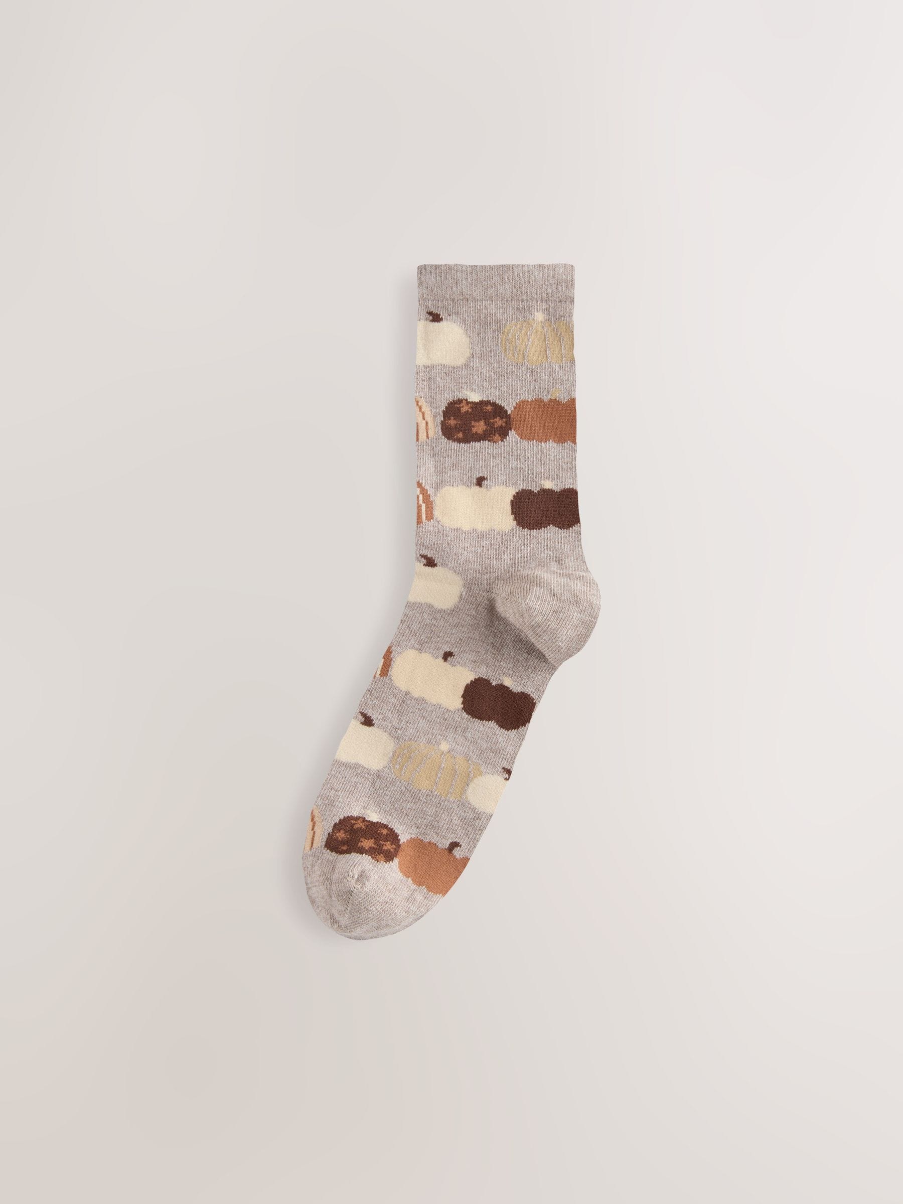 Naturel herfst - Set van 4 paar enkelsokken