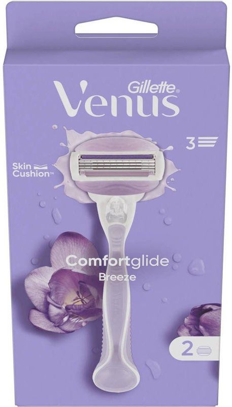 Gillette Venus Comfortglide Breeze - 1 Scheermes - 2 Scheermesjes