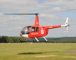 Hubschrauber-Rundflug in Schweinfurt als Geschenk
