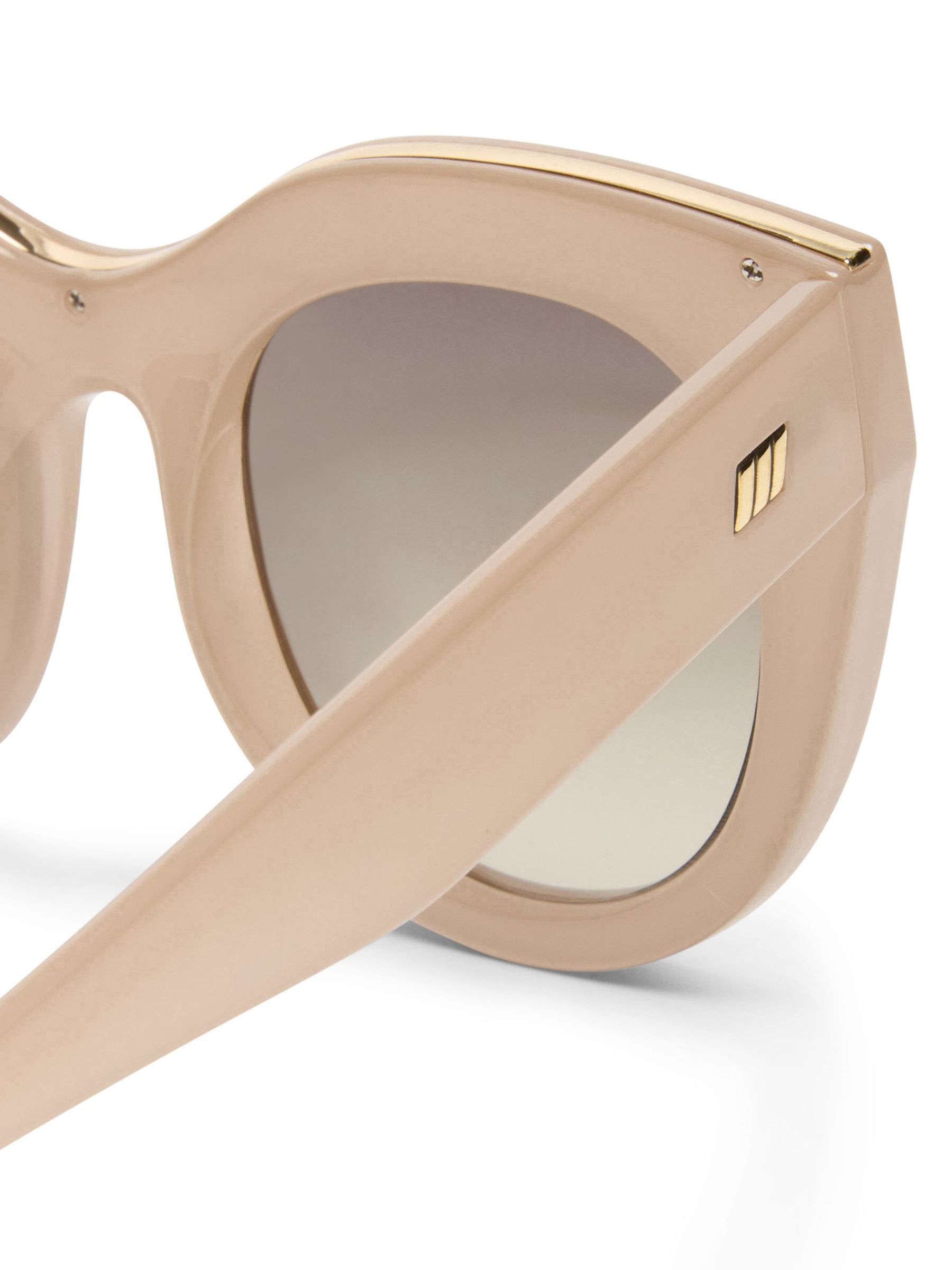 Crème - Le Specs Air Heart Sunglasses