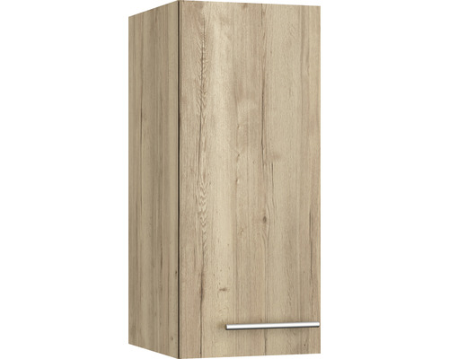 Optifit wandkast Erik290 BxDxH 30x34,9x70,4 cm wild eiken structuur mat gedemonteerd scharnier omkeerbaar (links of rechts te monteren)