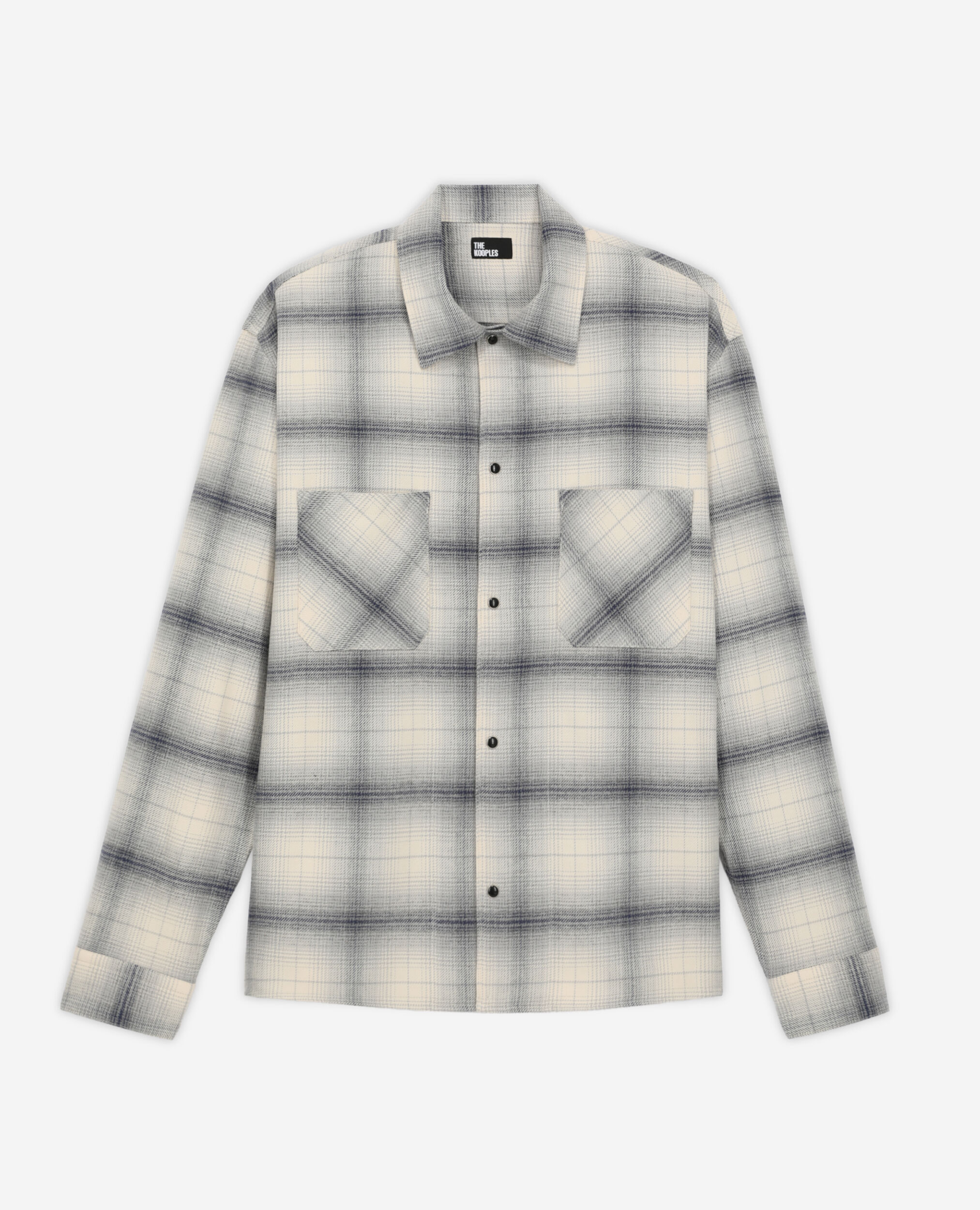 Chemise col classique à carreaux