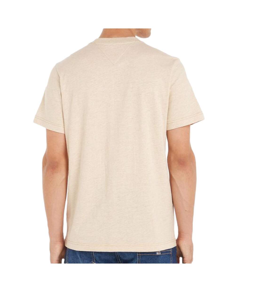 T-shirt Beige Homme Tommy Hilfiger Heathered