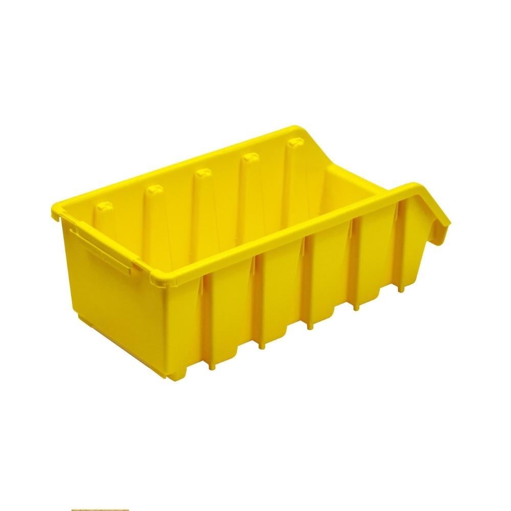 PROREGAL Super Saver Set 20x Opbergdozen 2L HxBxD 7,5 x 11,6 x 21,2 cm Polypropyleen Geel