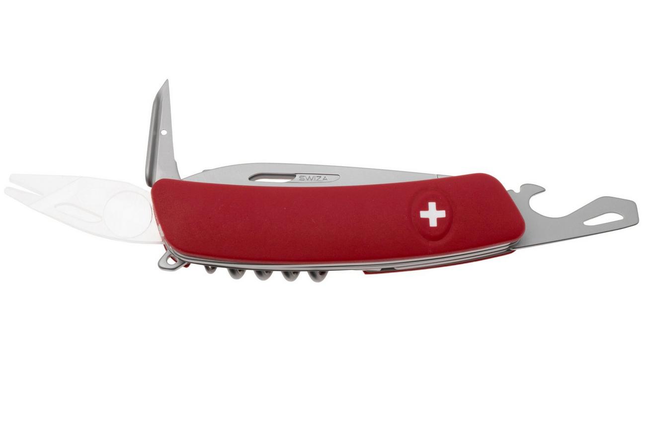 Swiza HO05R-TT AM, KHO.0096.1900, Red Helvetix, Zwitsers zakmes, 7 tools