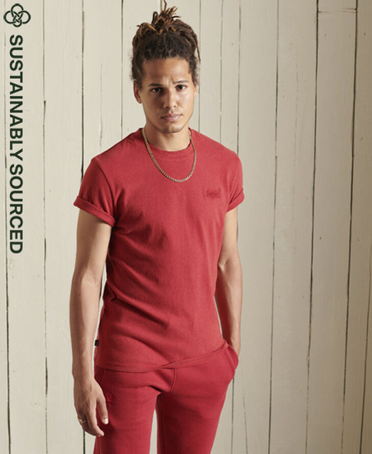 Superdry Vintage Logo Emb Tee Hike red marl