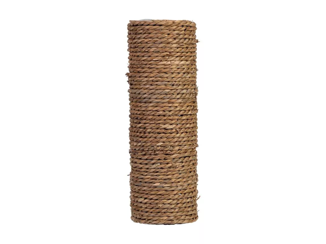 Vase en corde 17x17x49h cm
