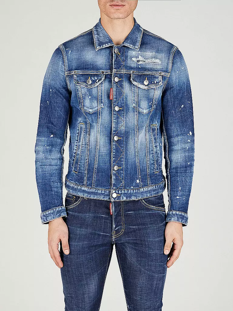 DSQUARED2 Jeansjacke DAN blau
