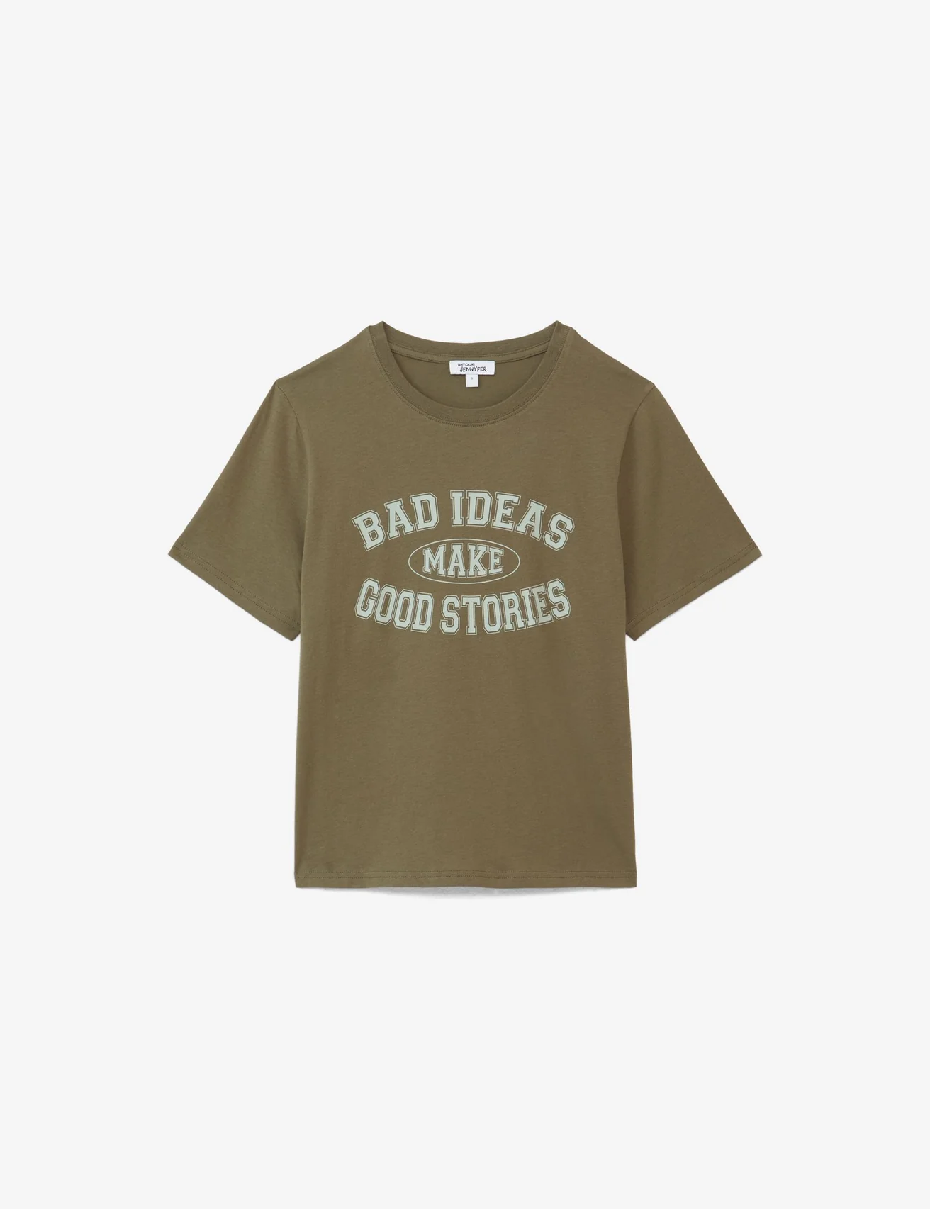 T-shirt à motif vert olive