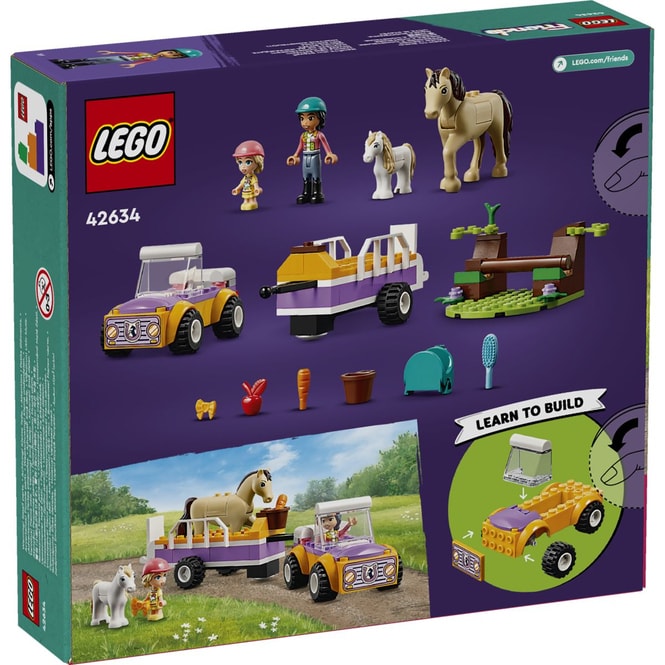 LEGO® Friends 42634 - Pferde- und Pony-Anhänger
