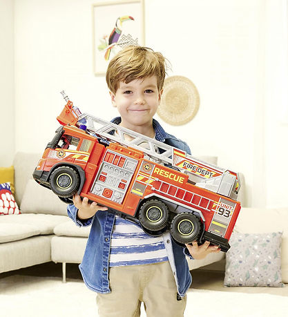 Dickie Toys Feuerwehrauto - Giant vier Truck - Licht/Ton