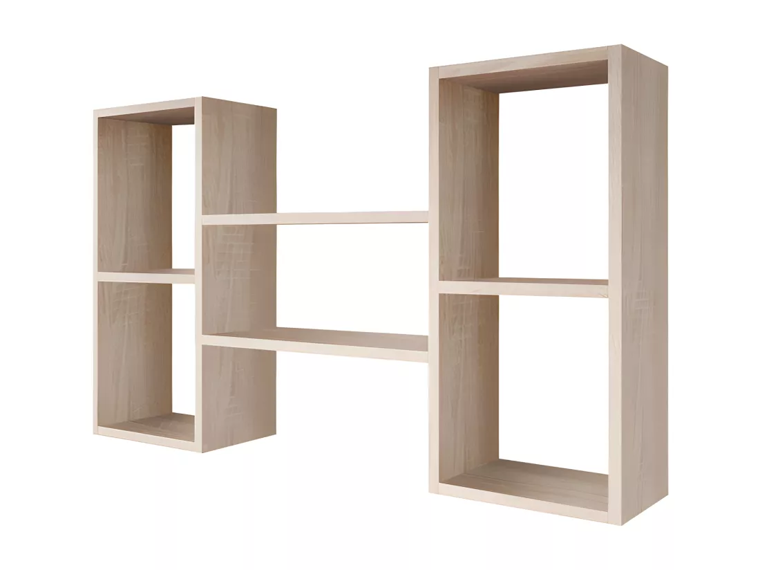 Étagère murale 5 cases - chêne sonoma- KASSI