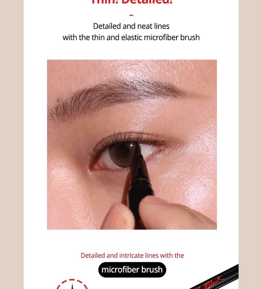 CLIO - Superproof Brush Liner - 2 kleuren