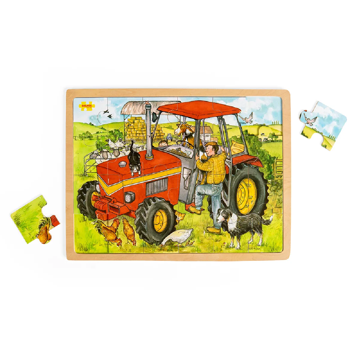 Puzzle Tracteur Bigjigs Toys 24 pcs