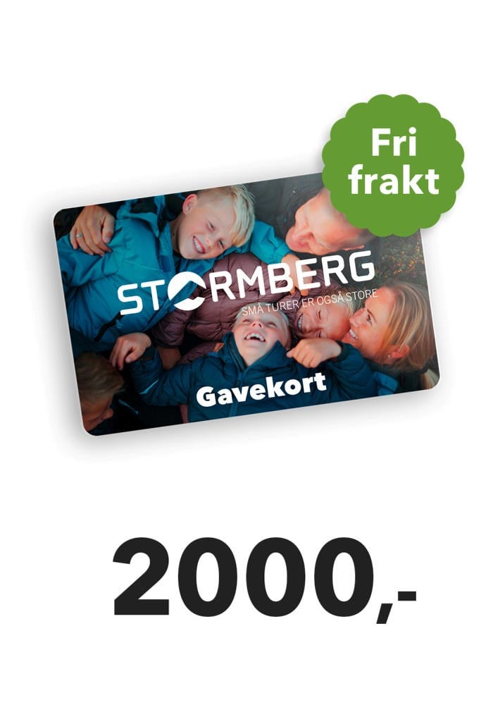 Stormberg Gavekort 2000 kr