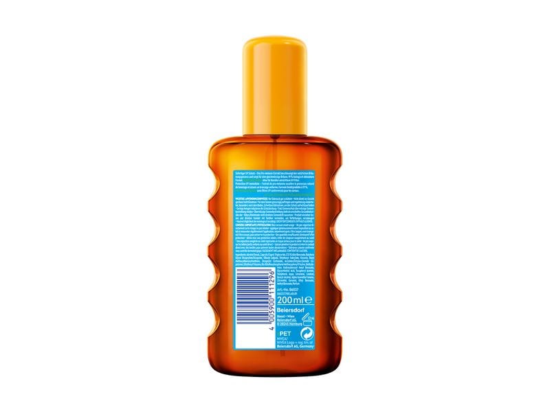 NIVEA SUN Sonnenöl Protect and Bronze LSF 20 200 ml Sonnenpflege für schnelle und langanhaltende Bräune