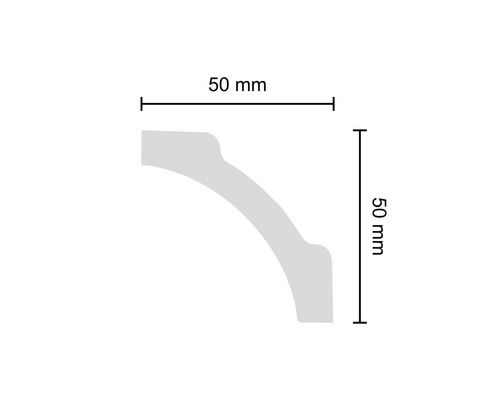 Profipack plafondstrip B7, 10 x 1,5 m, 50 x 50 mm