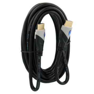 Q-Link HDMI kabel high speed gold plated 3D 5 meter zwart