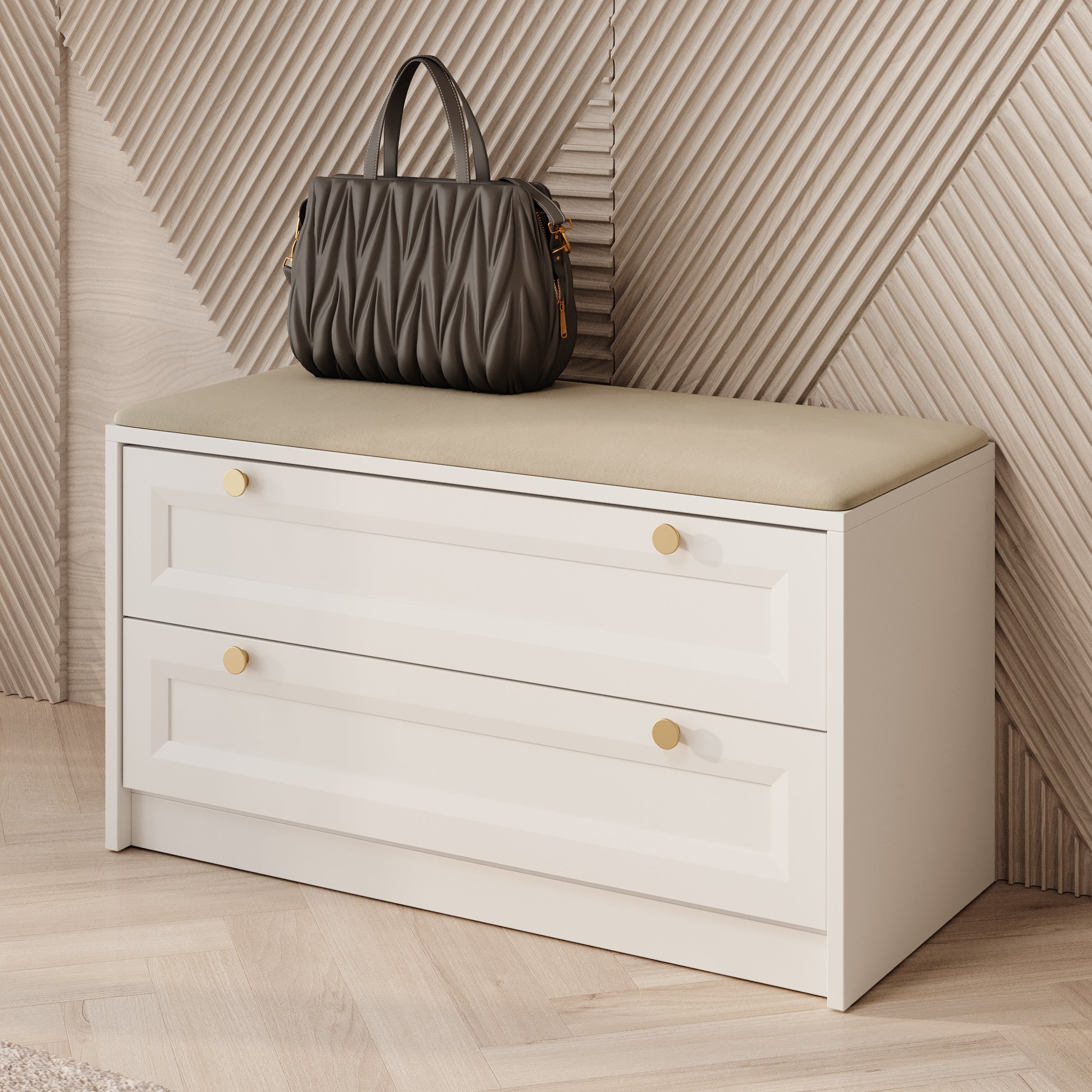 Rumble - Schoenenkast - Wit - 90x40x51 cm