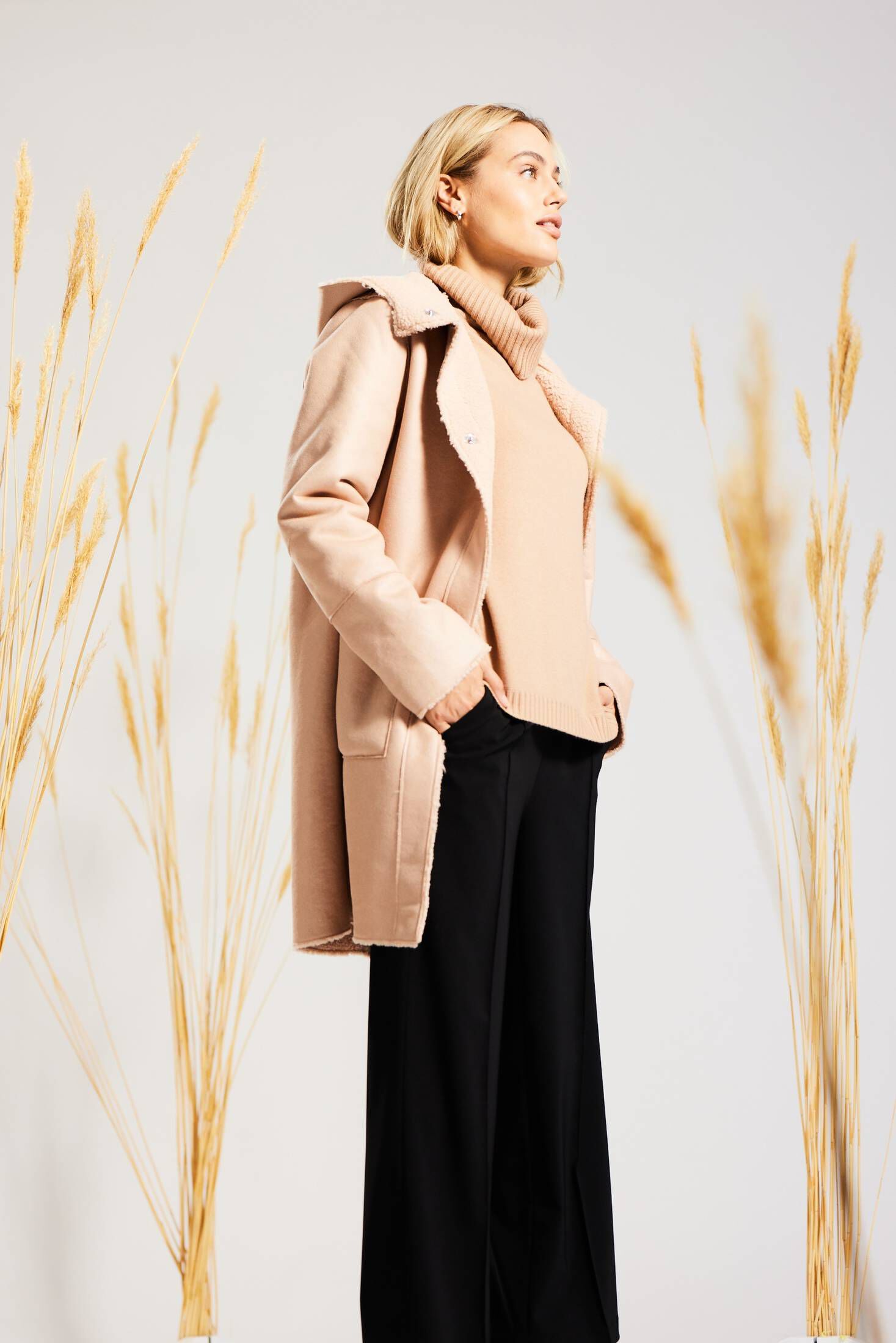 Frieda & Freddies| Damen Kunstledermantel FAKE LEATHER COAT