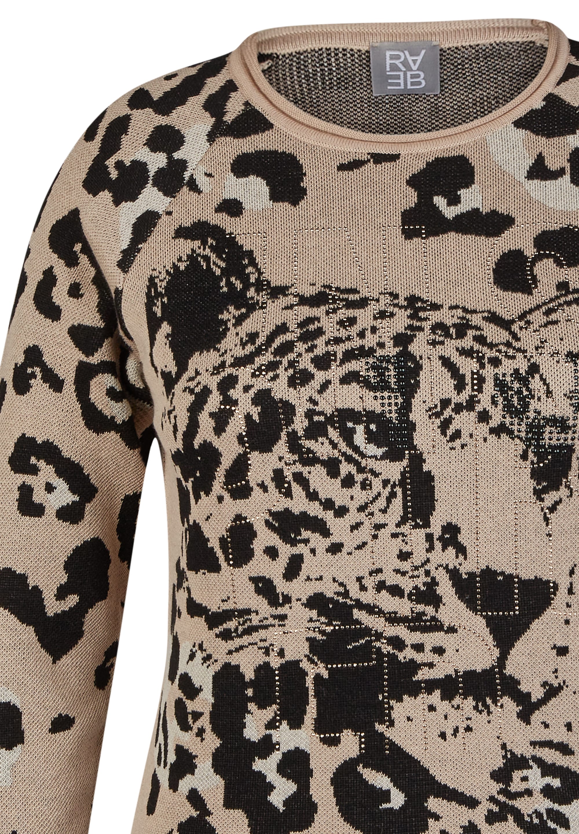 Rabe Strickpullover , mit Animal-Muster