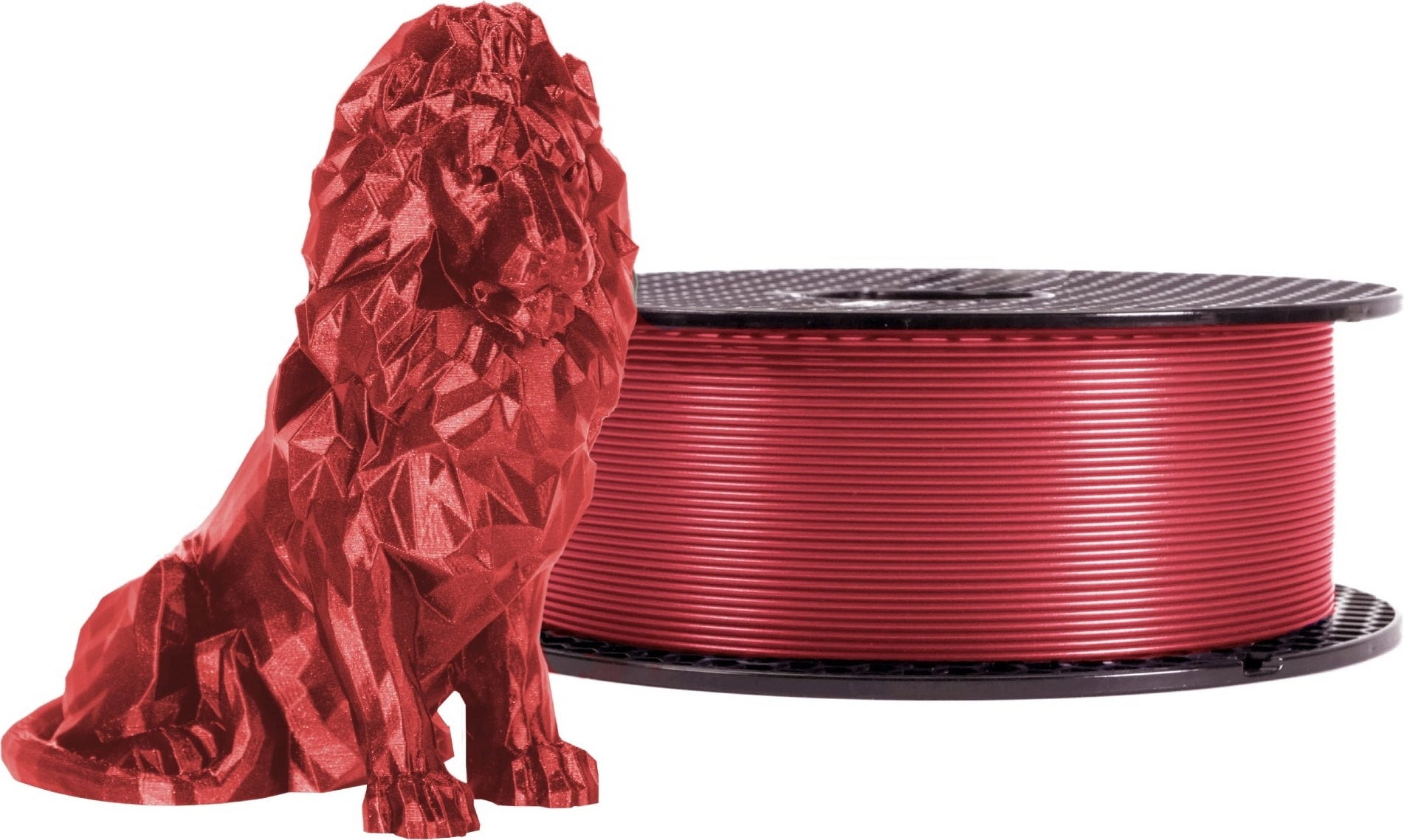 Prusa  Prusament PLA Galaxy Red (NFC), 1,75 mm / 1000 g    Leicht zu druckendes PLA in Galaxy Red