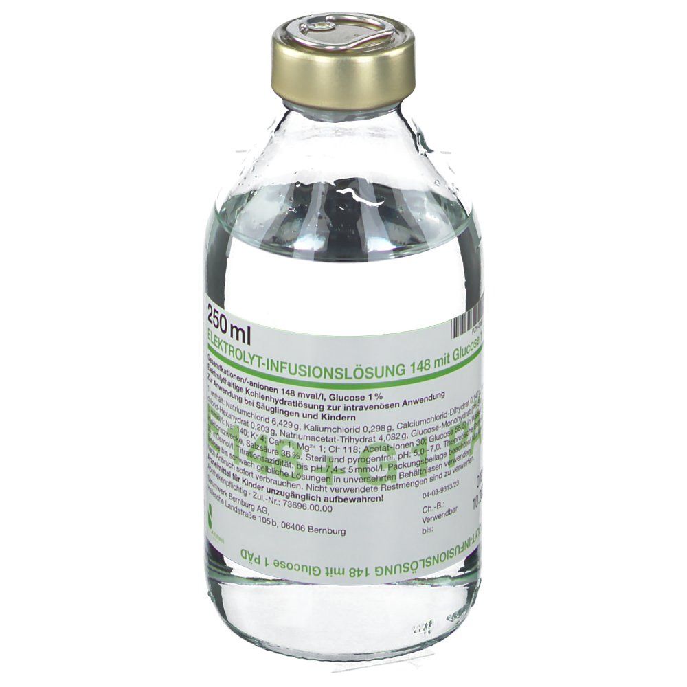Elektrolyt-Infuisionslösung 148 mit Glucose 1 PÄD