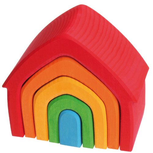 Grimm's vormenset het huis - gekleurd