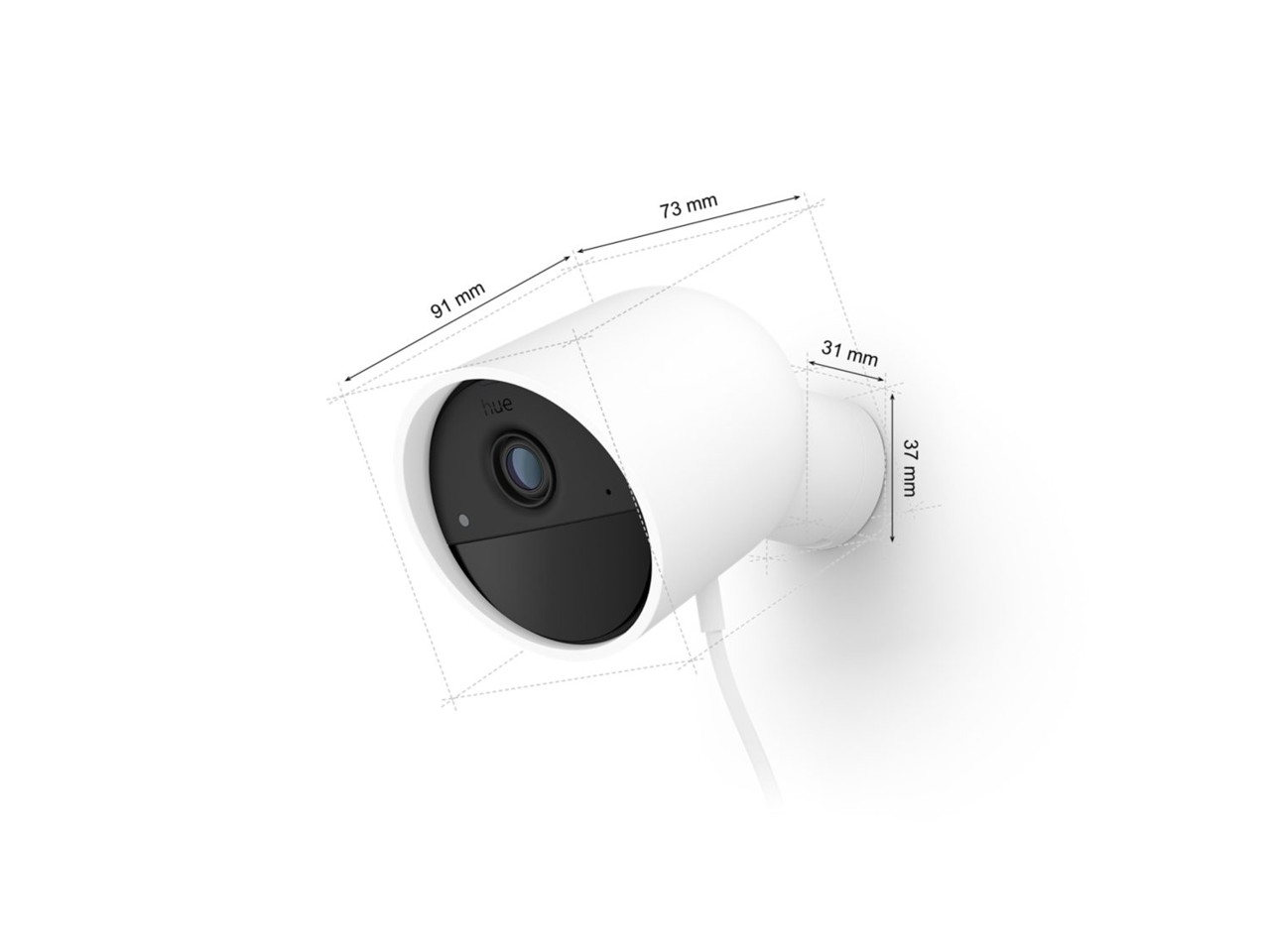 Philips Hue - 2x Secure Cam Wired - EU 1pk - Hvid - Bundle