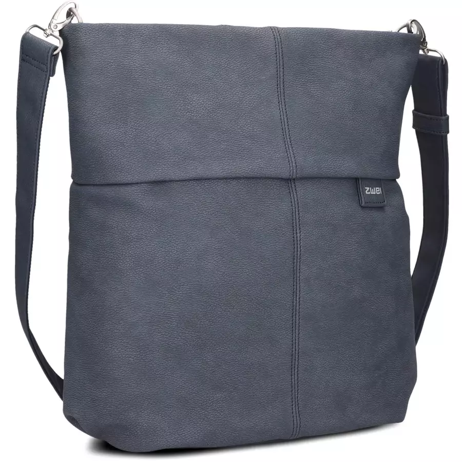 zwei Mademoiselle M140 - Schultertasche 35 cm nubuk-blue