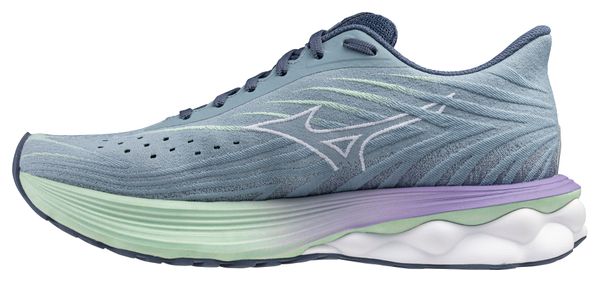 Chaussures Running Mizuno Wave Skyrise 6 Bleu/Violet Femme