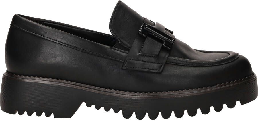 GABOR Loafers Dames 452 Maat: 37 5 Materiaal: Leer Kleur: Zwart