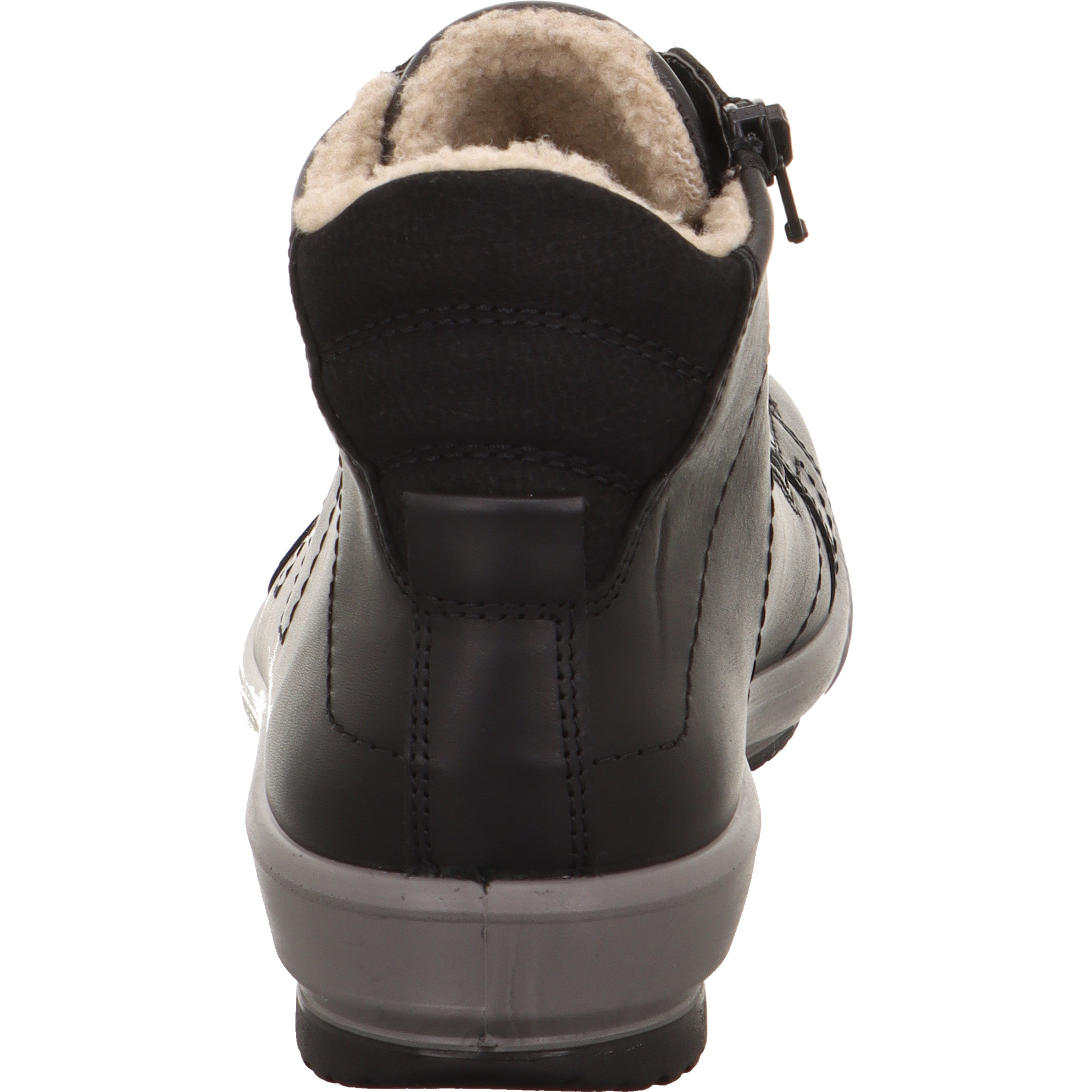 legero TANARO 5.0 Damen  Sneaker high mit Reißverschluss - Farbe: Schwarz - Größe: 5
