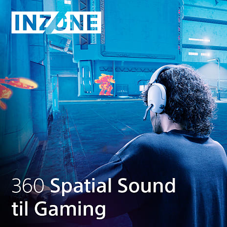 Sony INZONE H3 gaming headset - hvid