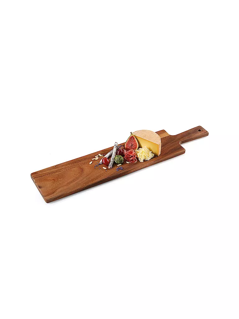 ZASSENHAUS Servier-/Baguettebrett 60×13 cm Akazie braun