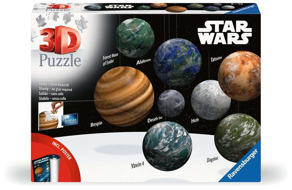 Ravensburger Spiel Puzzle-Ball Sortiment: Himmelskörper der Star Wars Galaxie