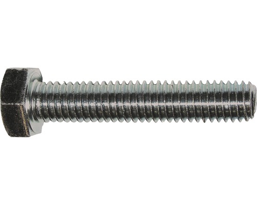 Zeskantschroef zonder schacht DIN 933 M6x16 mm verzinkt, 500 stuks