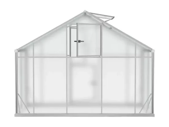 Serre de jardin en aluminium polycarbonate avec porte et fenêtre KLEIN