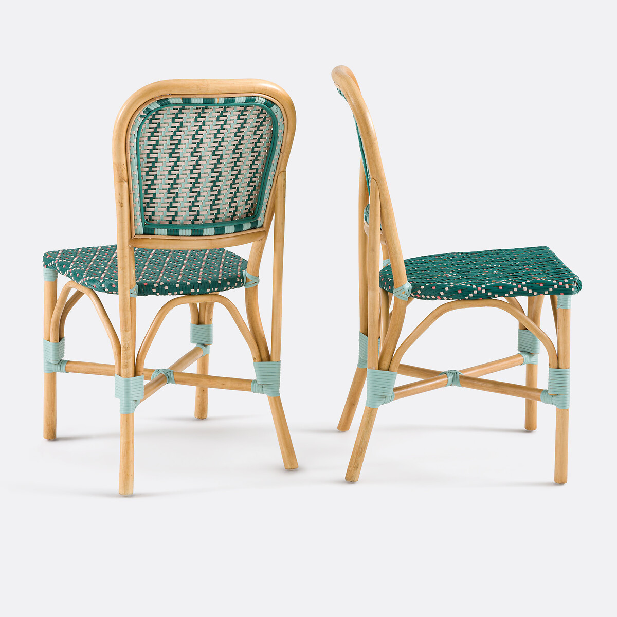 LA REDOUTE INTERIEURS<br>Conjunto de 2 cadeiras em tecido, Musette