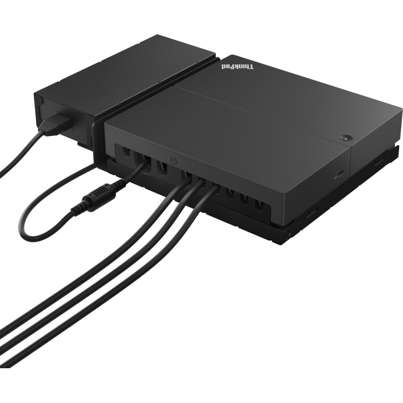 Lenovo ThinkSmart SmartDock Avec fil USB 3.2 Gen 2 (3.1 Gen 2) Type-C Noir