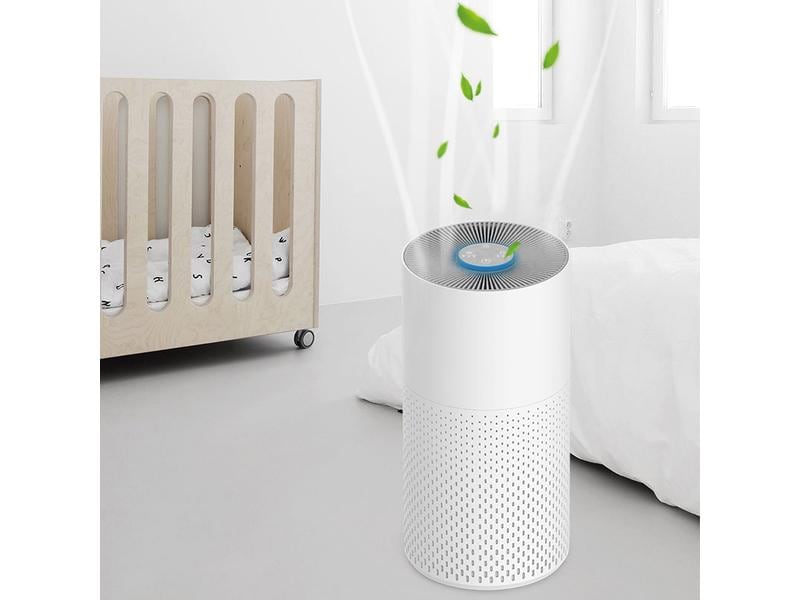 FURBER Luftreiniger PURA 40 16 m² Luftreinigungsgerät mit 3-in-1-Filter und optionaler App-Steuerung