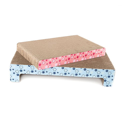 Arranhador de papelão para gatos TK-Pet Cat Box